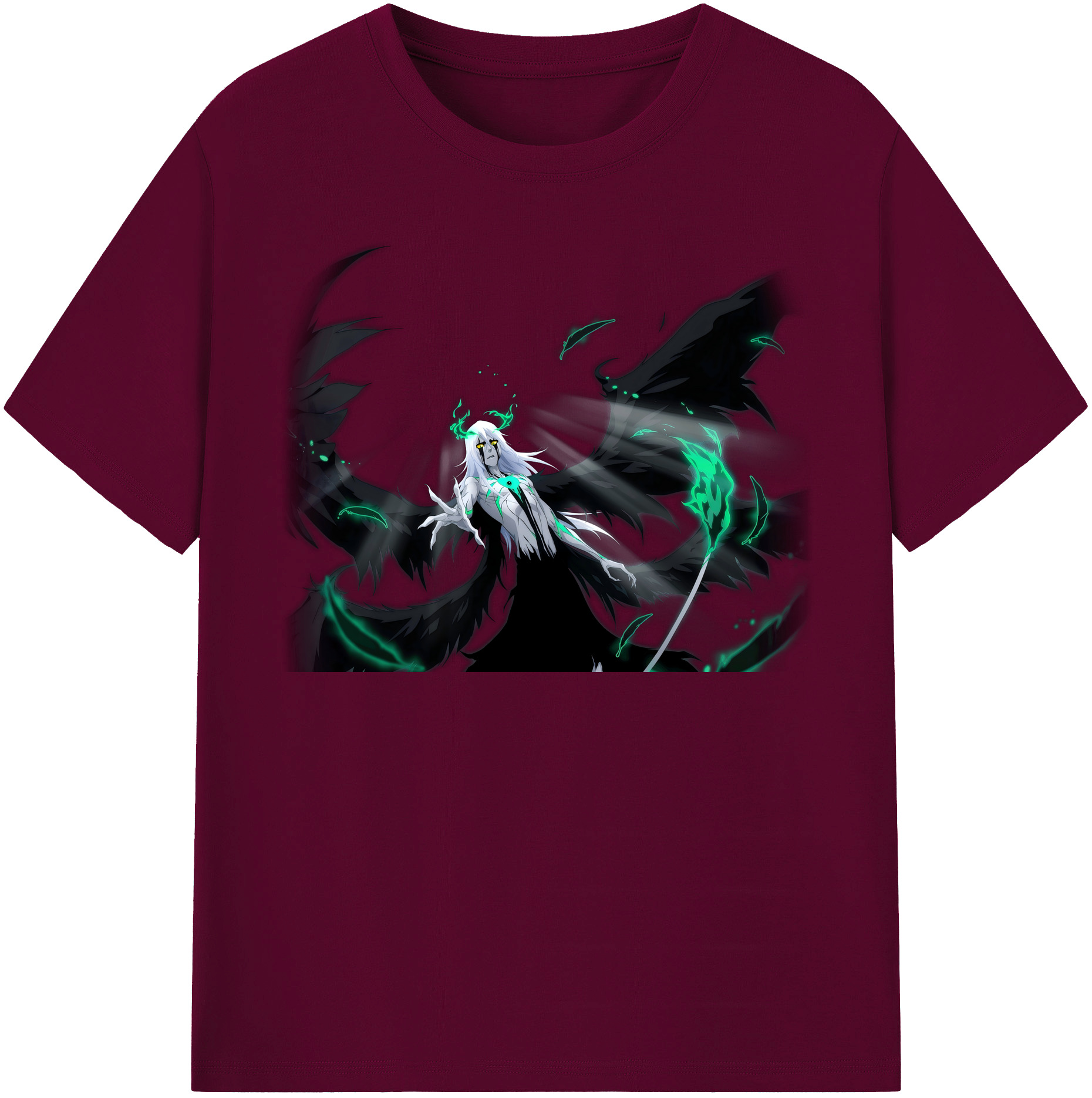 （画像用） ブリーチ ウルキオラ·シファー BLEACH Ulquiorra cifer レディースカジュアルプリントTシャツ（綿100％）